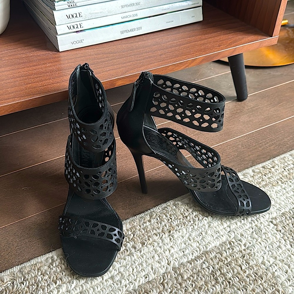 ALEXANDER MCQUEEN Caged Heels